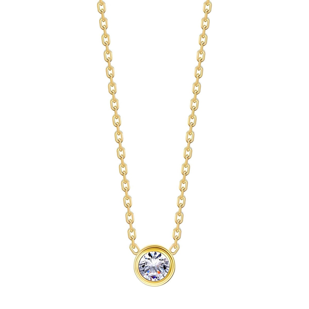 Kette, 18K vergoldeter Edelstahl (Nr. 87348)