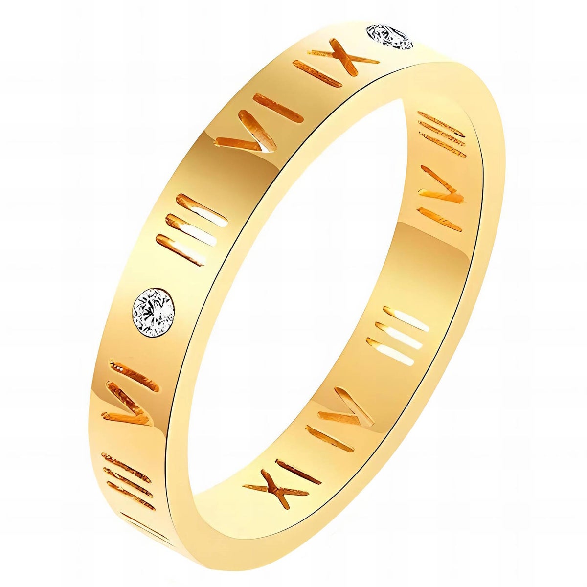 Ring, 18K vergoldeter Edelstahl (Nr. 87974)