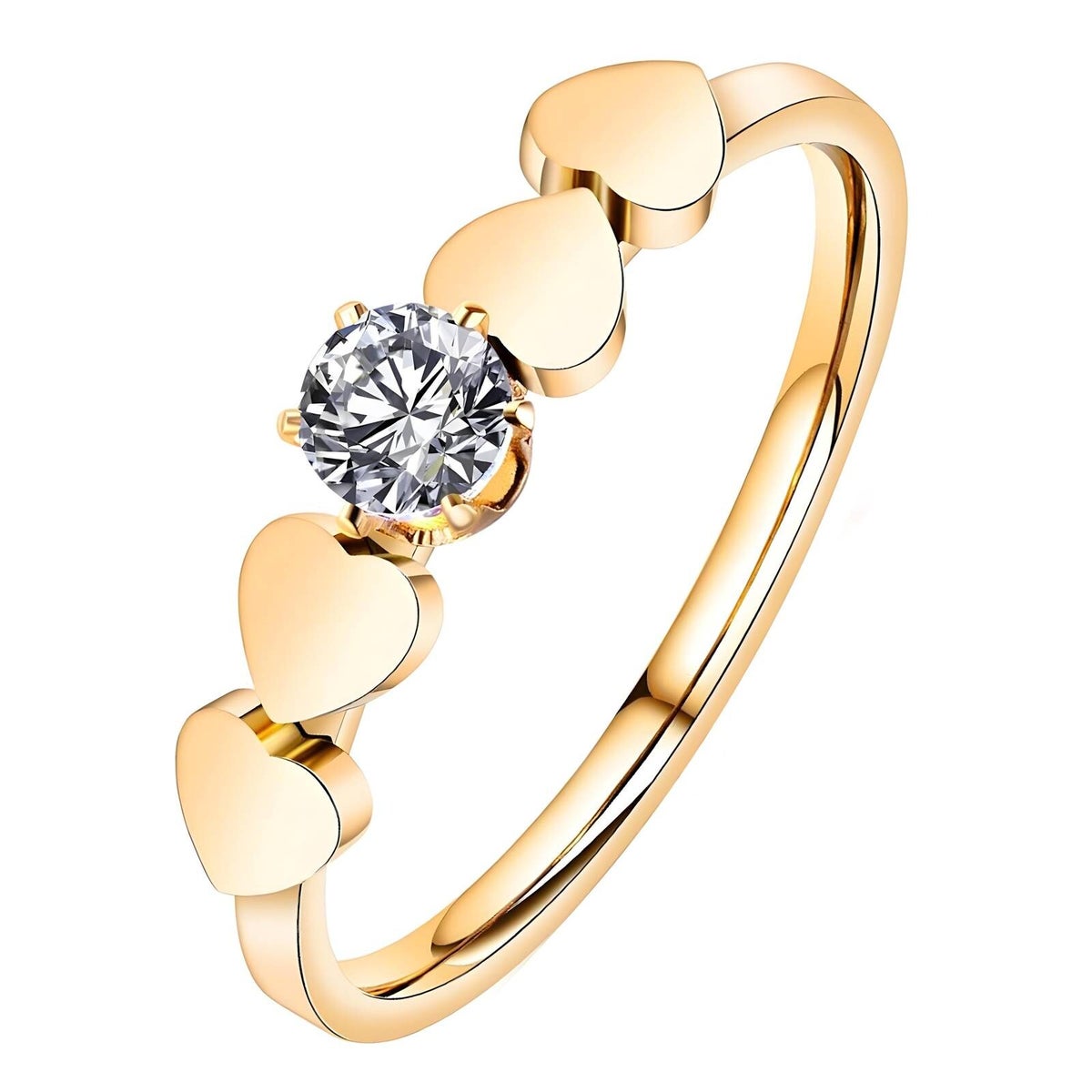 Ring, 18K vergoldeter Edelstahl (Nr. 88135)