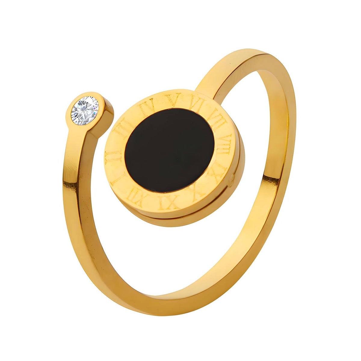 Ring, 18K vergoldeter Edelstahl (Nr. 87830)