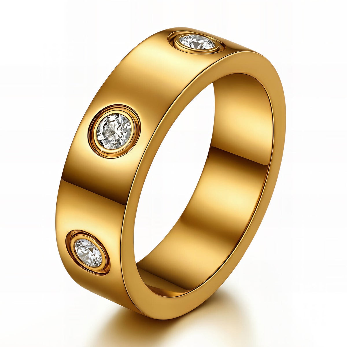 Ring, 18K vergoldeter Edelstahl (Nr. 88172)