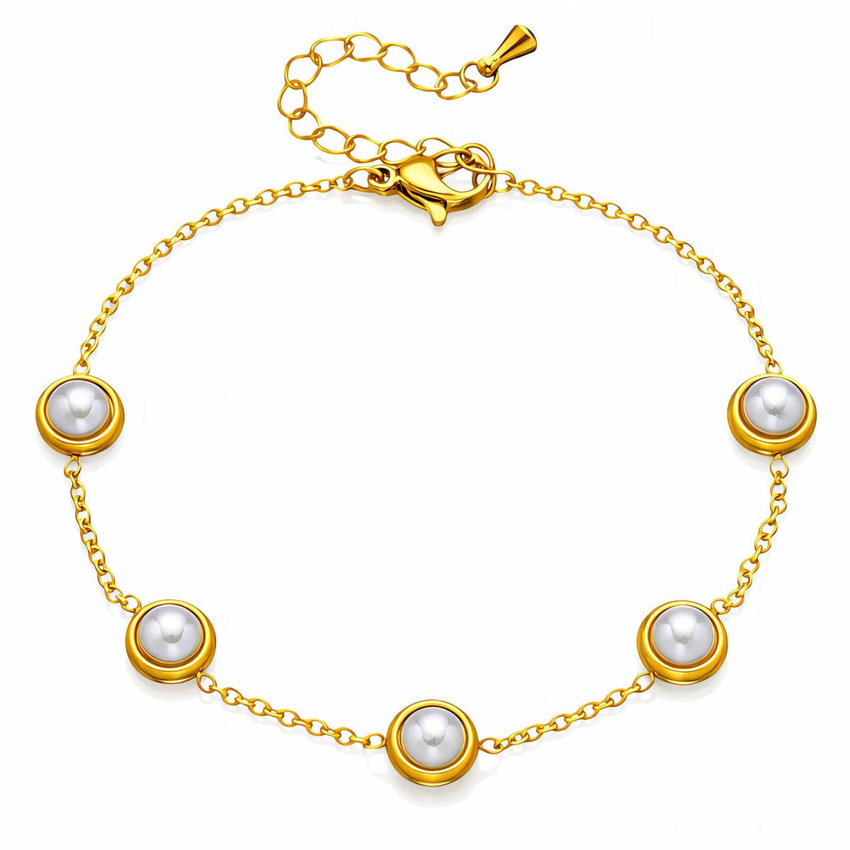 Armband, 18K vergoldeter Edelstahl (Nr. 90252)