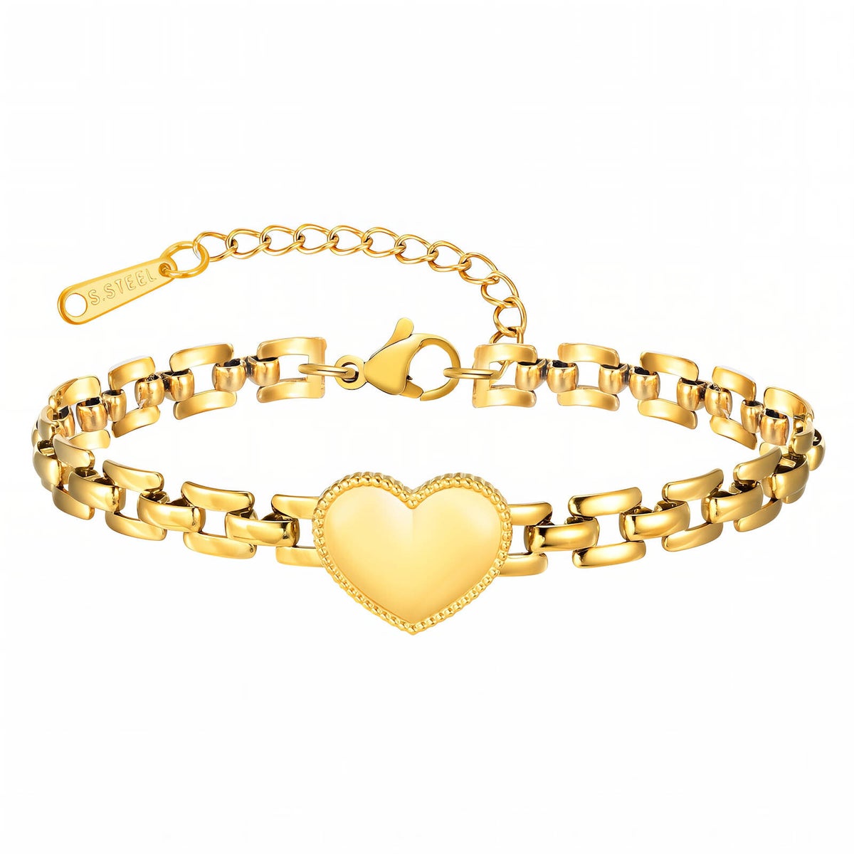 Armband, 18K vergoldeter Edelstahl (Nr. 91292)