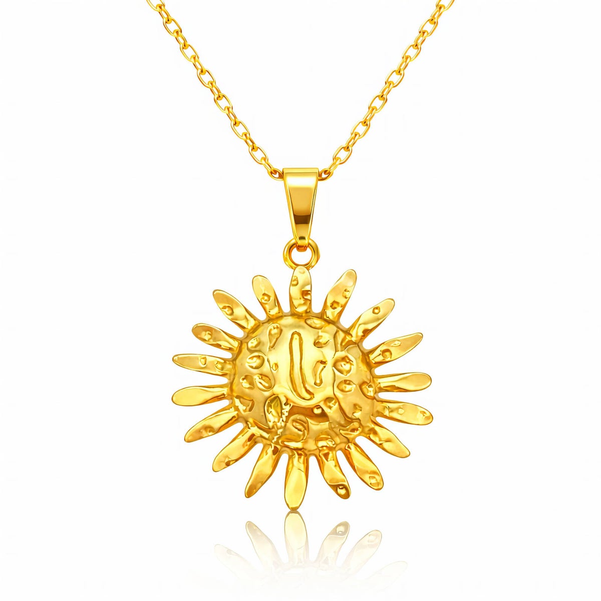 Kette, 18K vergoldeter Edelstahl (Nr. 91765)