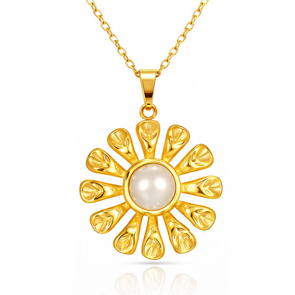 Kette, 18K vergoldeter Edelstahl (Nr. 91826)