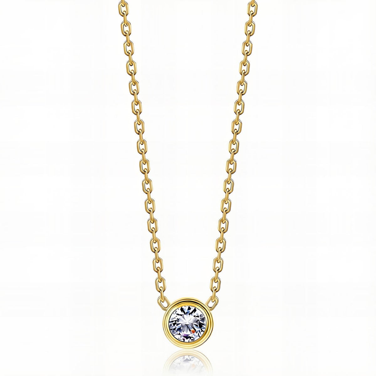 Kette, 18K vergoldeter Edelstahl (Nr. 91440)