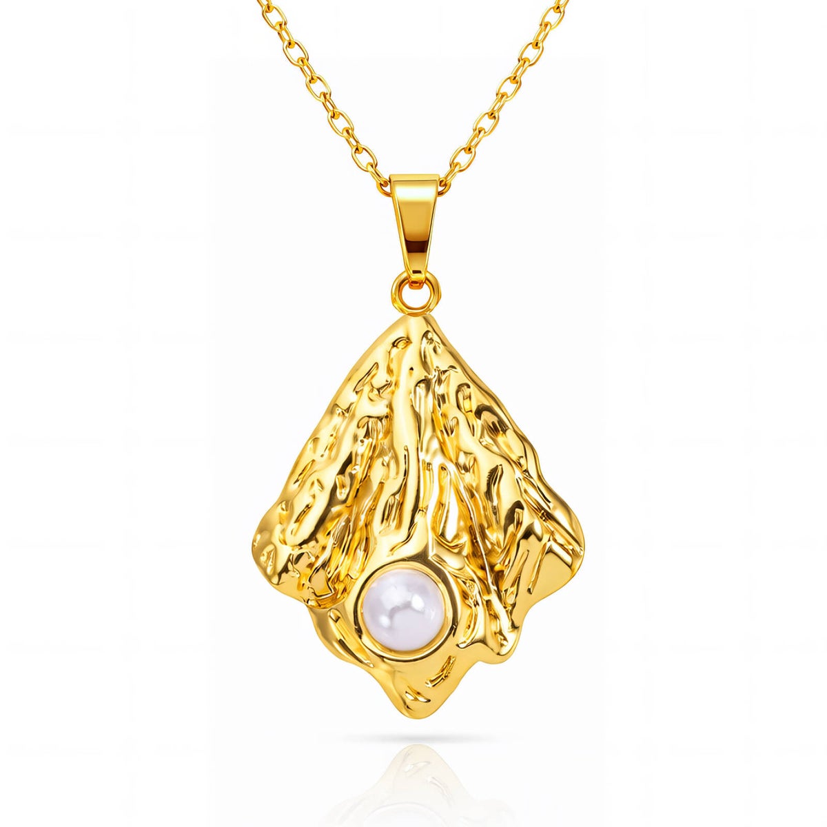 Kette, 18K vergoldeter Edelstahl (Nr. 91842)