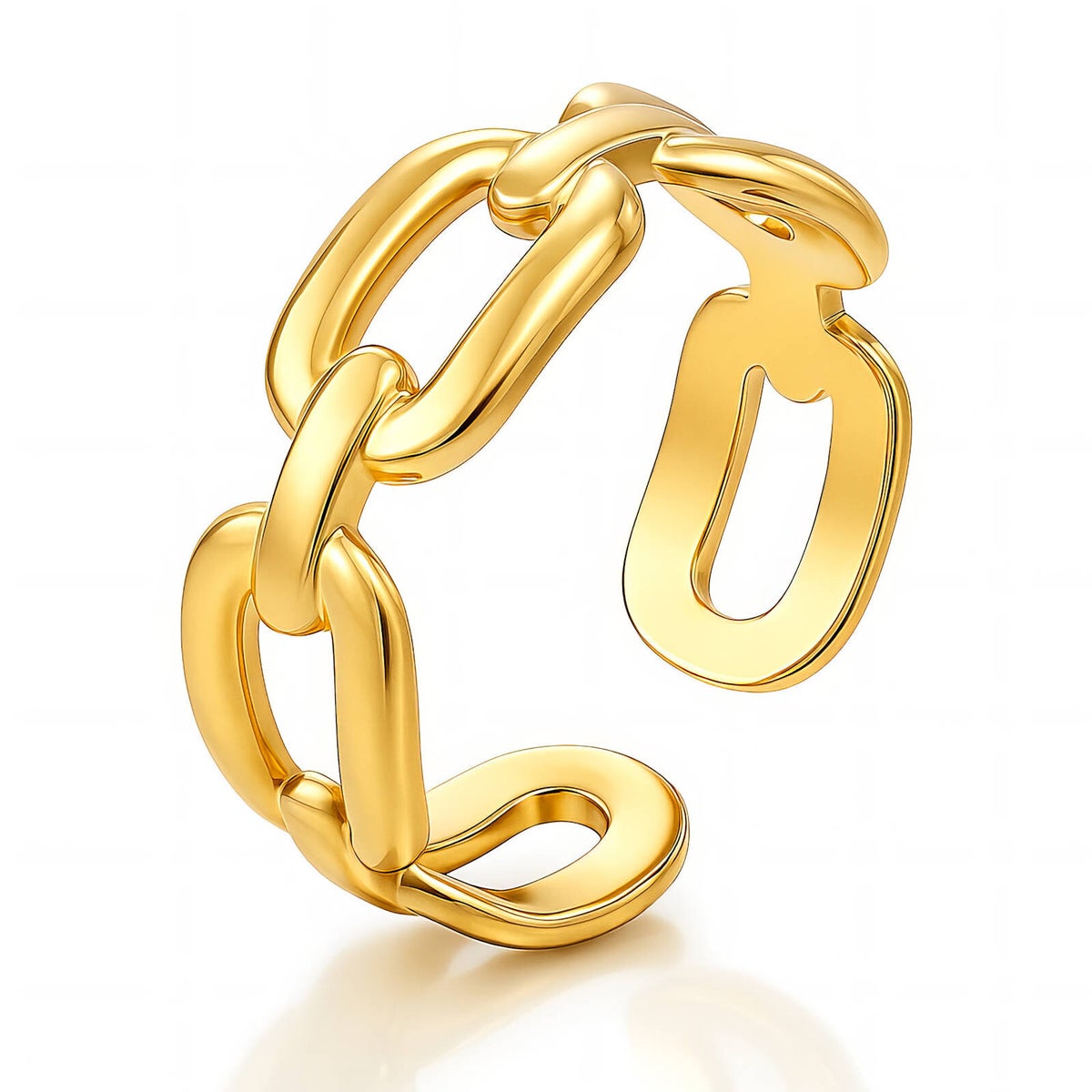 Ring, 18K vergoldeter Edelstahl (Nr. 87387)