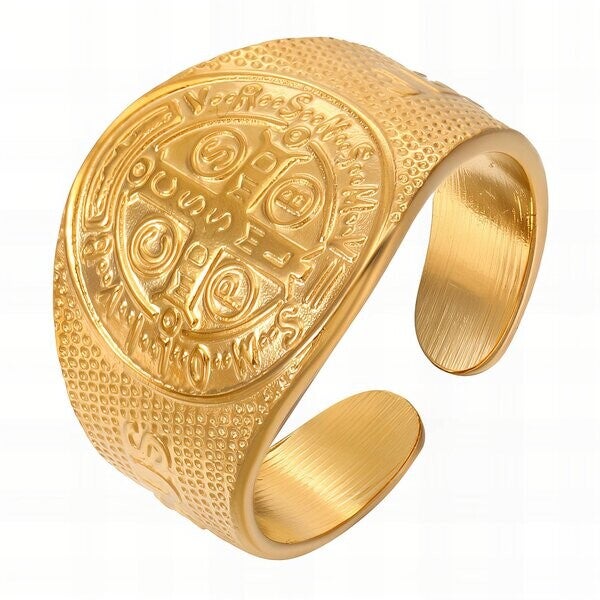 Ring, 18K vergoldeter Edelstahl (Nr. 88546)