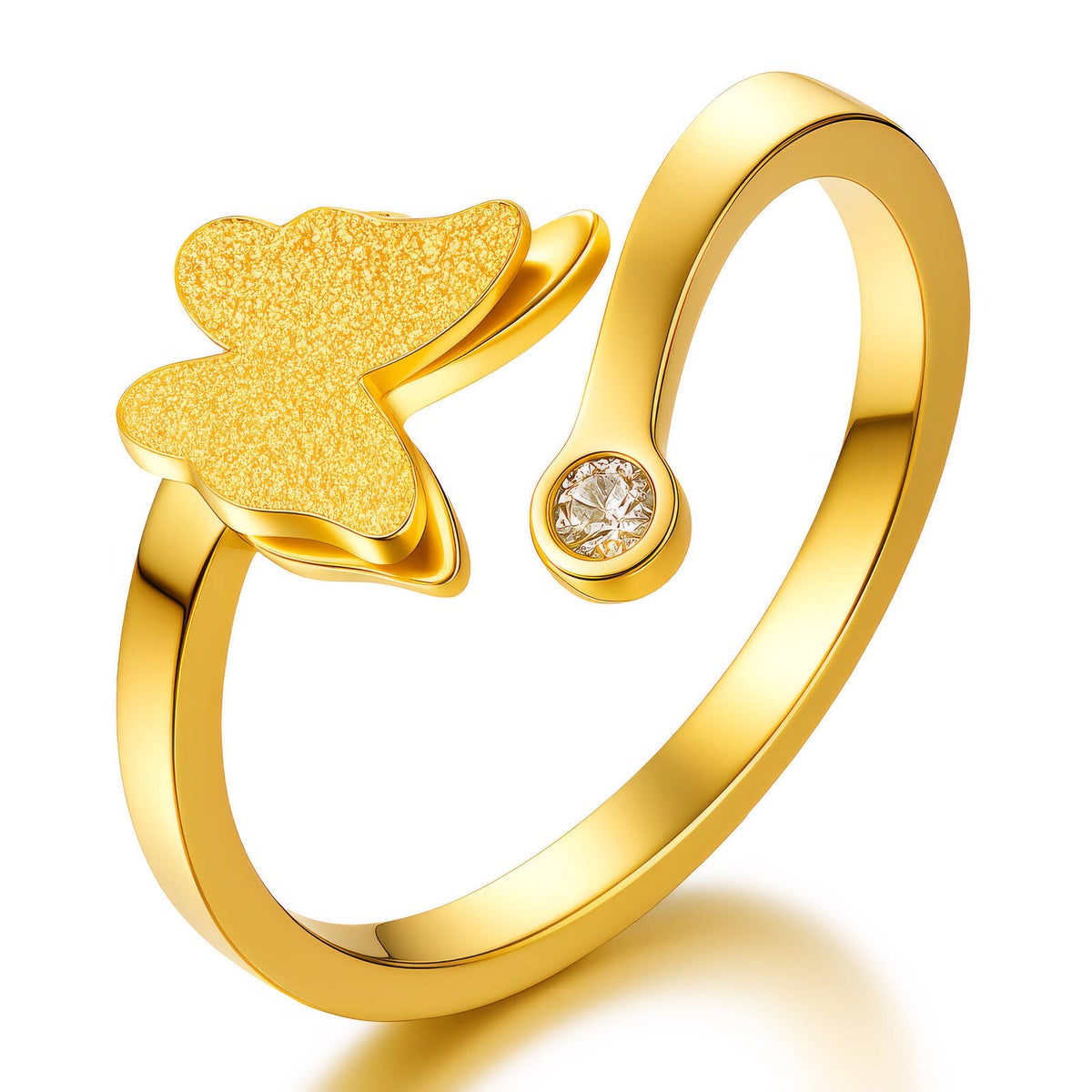 Ring, 18K vergoldeter Edelstahl (Nr. 87829)
