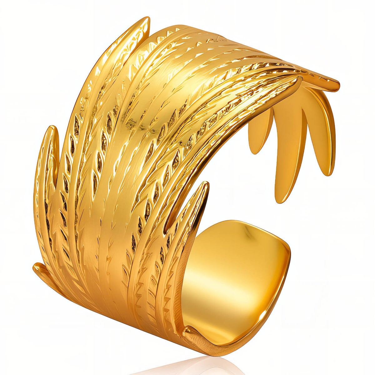 Ring, 18K vergoldeter Edelstahl (Nr. 89736)