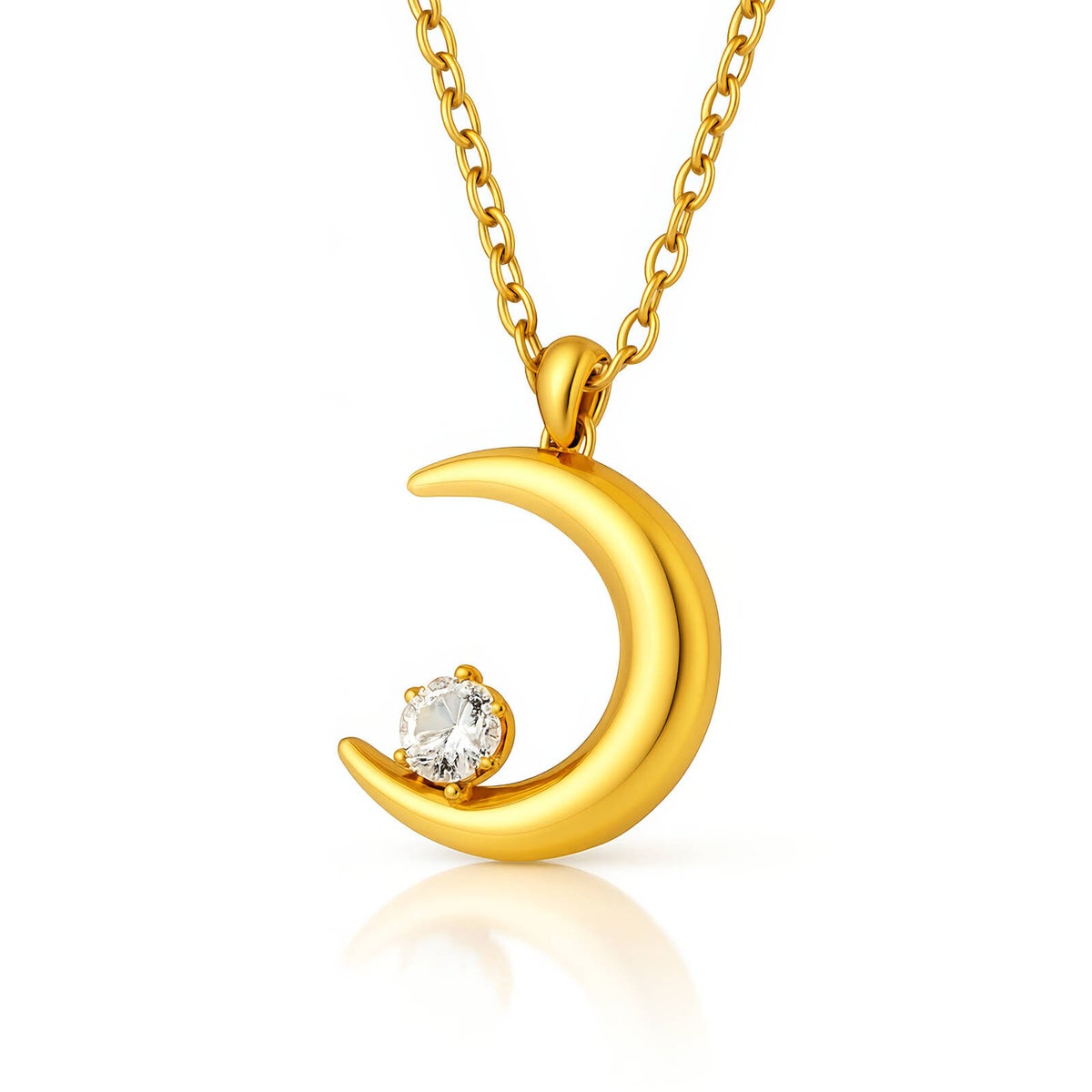 Kette, 18K vergoldeter Edelstahl (Nr. 87798)
