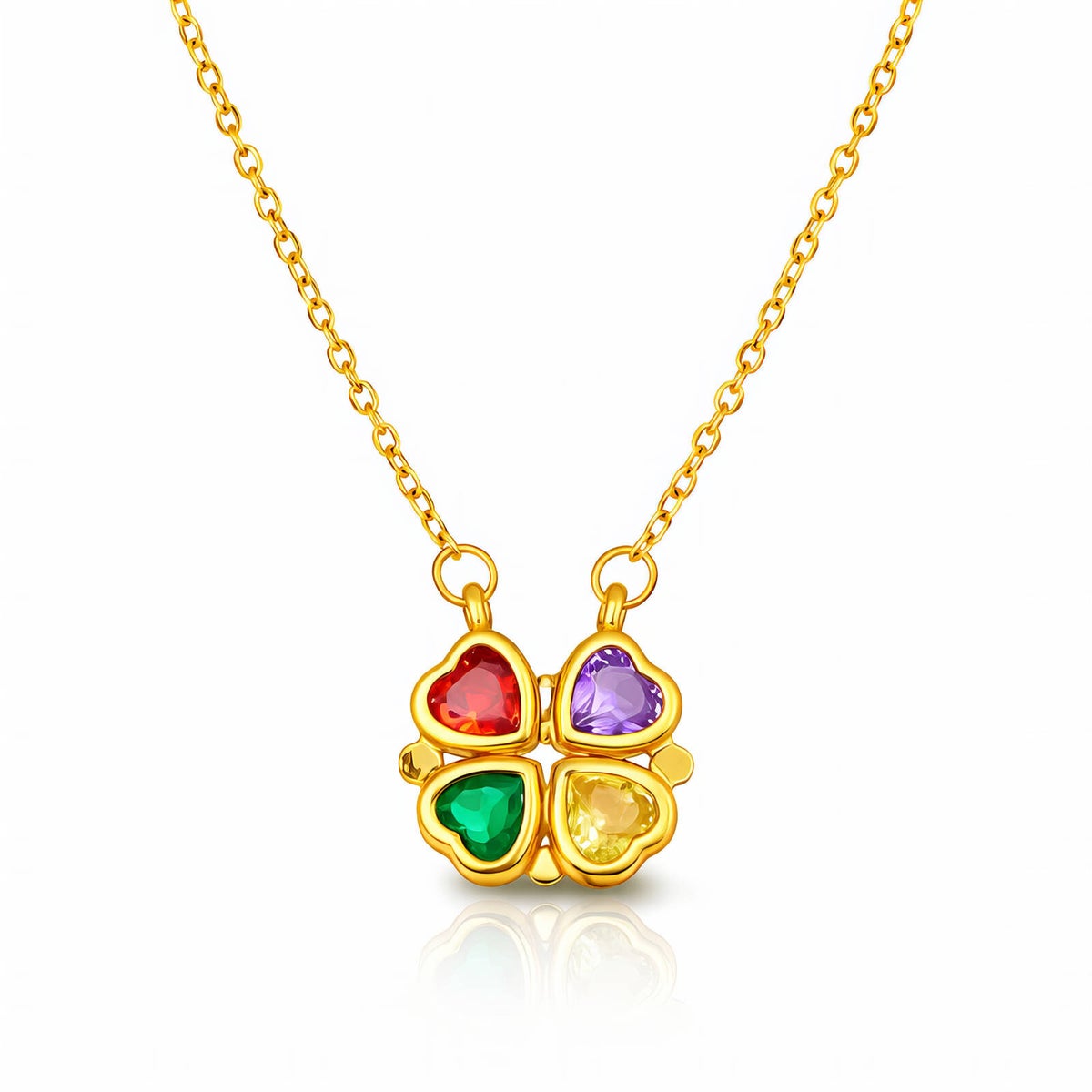 Kette, 18K vergoldeter Edelstahl (Nr. 91305)