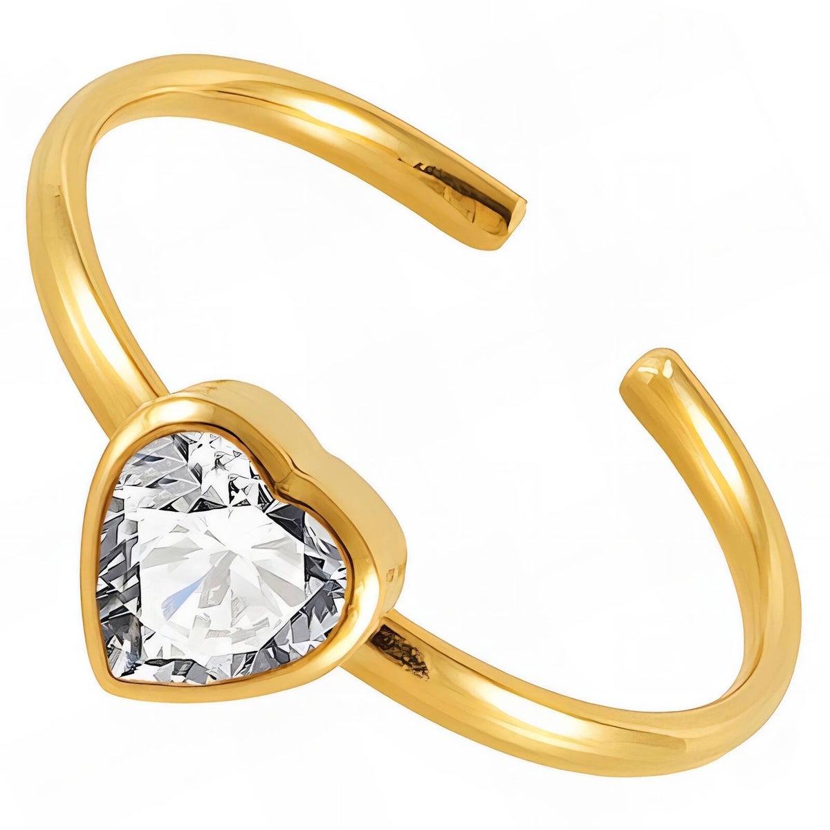 Ring, 18K vergoldeter Edelstahl (Nr. 89351)