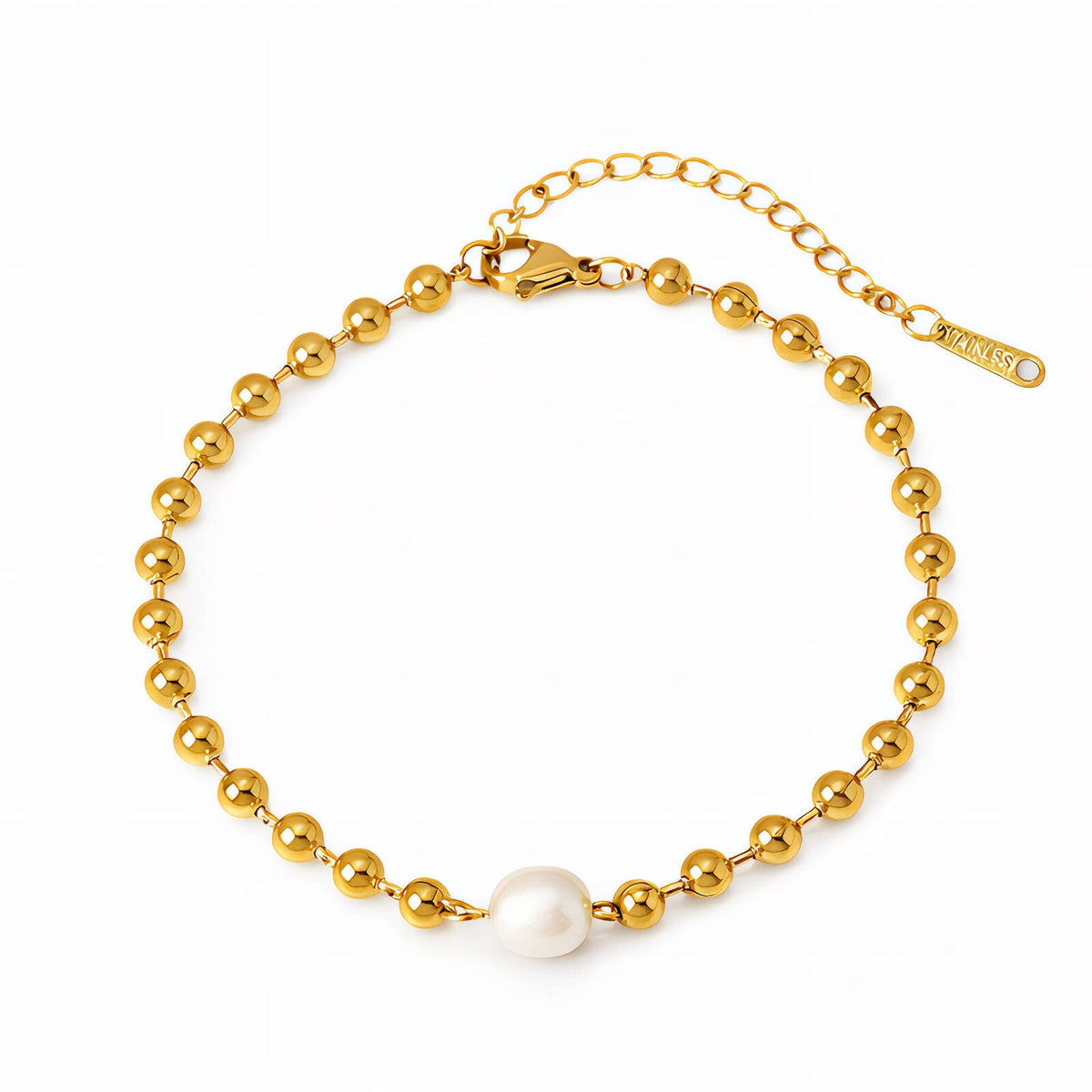 Armband, 18K vergoldeter Edelstahl (Nr. 91534)