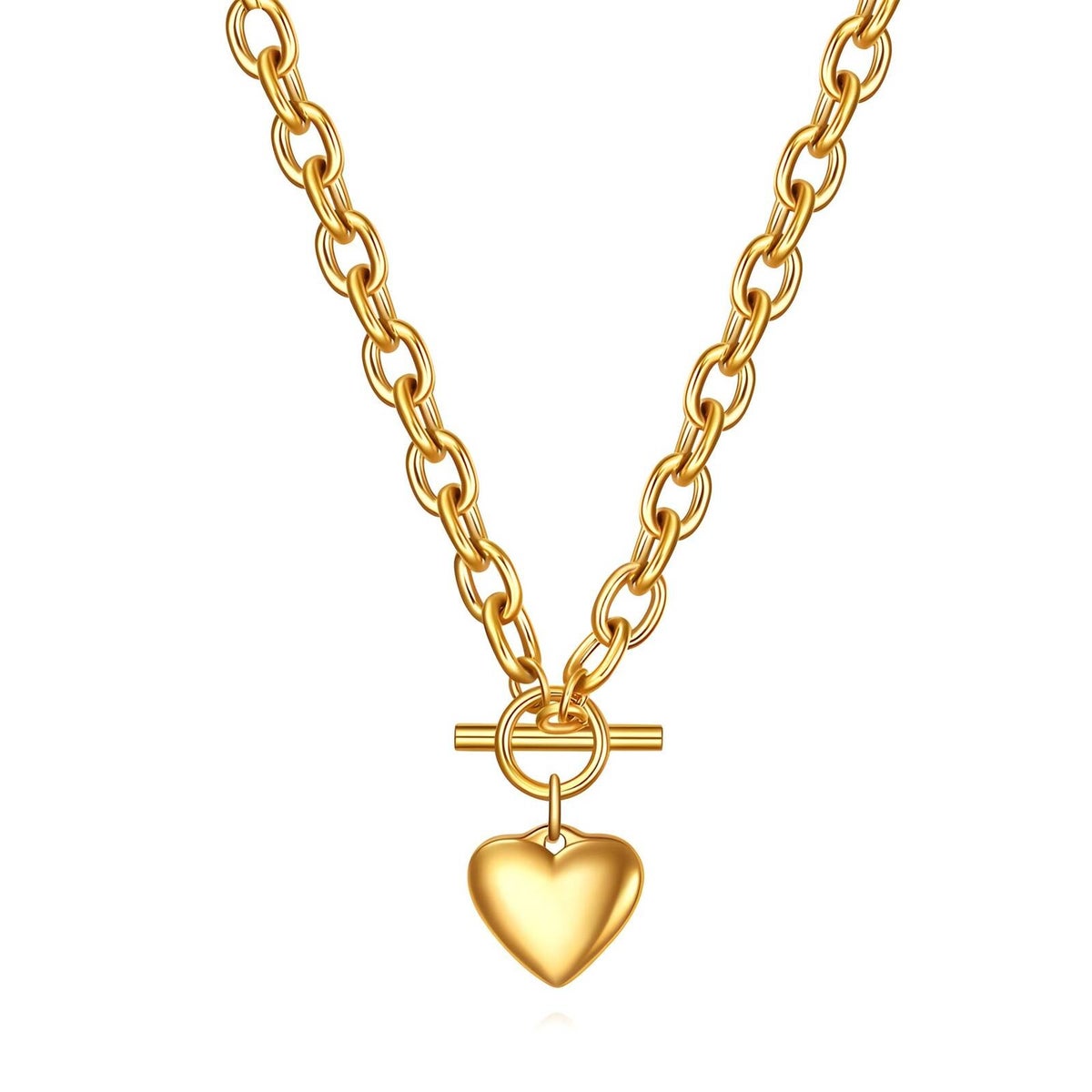Kette, 18K vergoldeter Edelstahl (Nr. 91301)