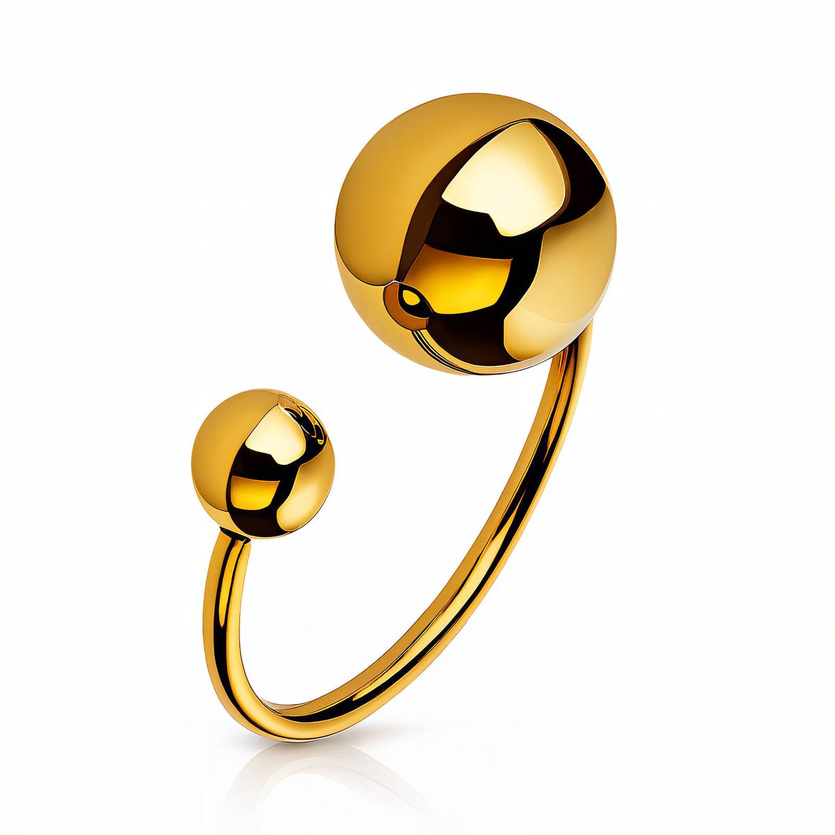 Ring, 18K vergoldeter Edelstahl (Nr. 90531)