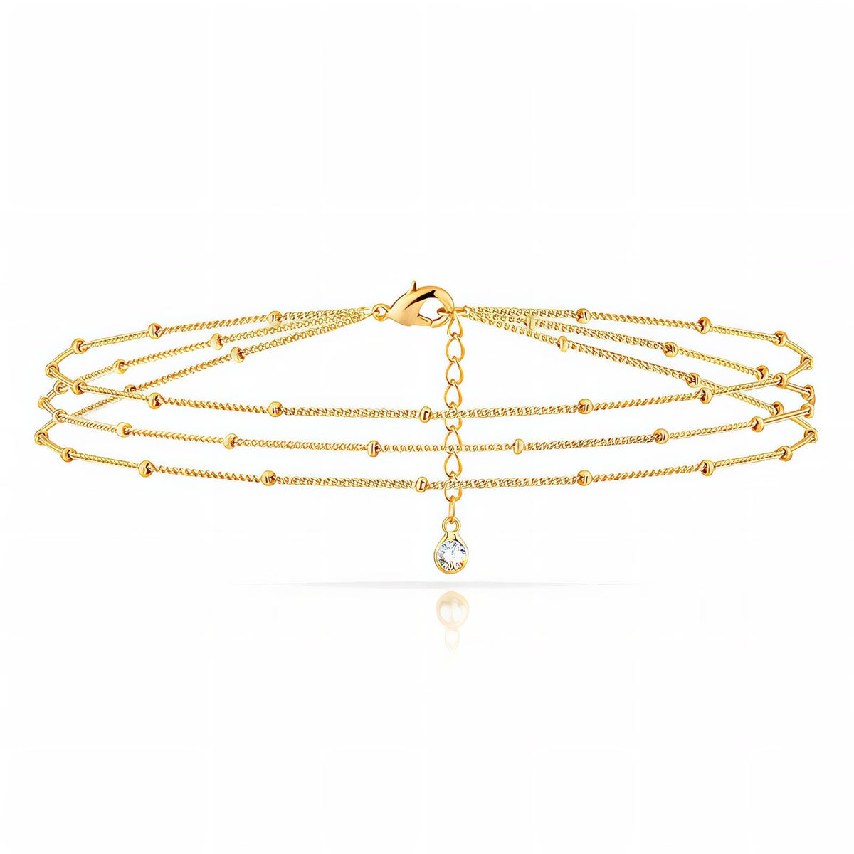 Armband, 18K vergoldeter Edelstahl (Nr. 87140)
